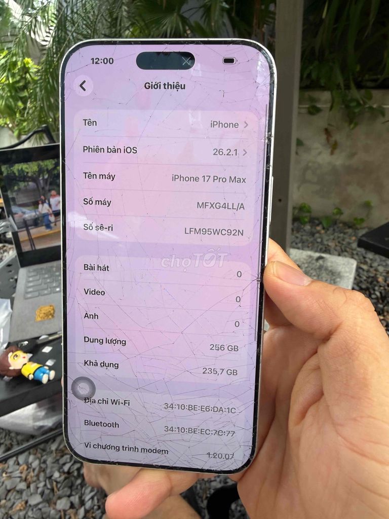 Apple iPhone 17 Pro Max 256GB Bạc 97%. Mua bán Điện thoại tại Quận Phú Nhuận Tp Hồ Chí Minh được đăng bởi Thanh nam hình 1