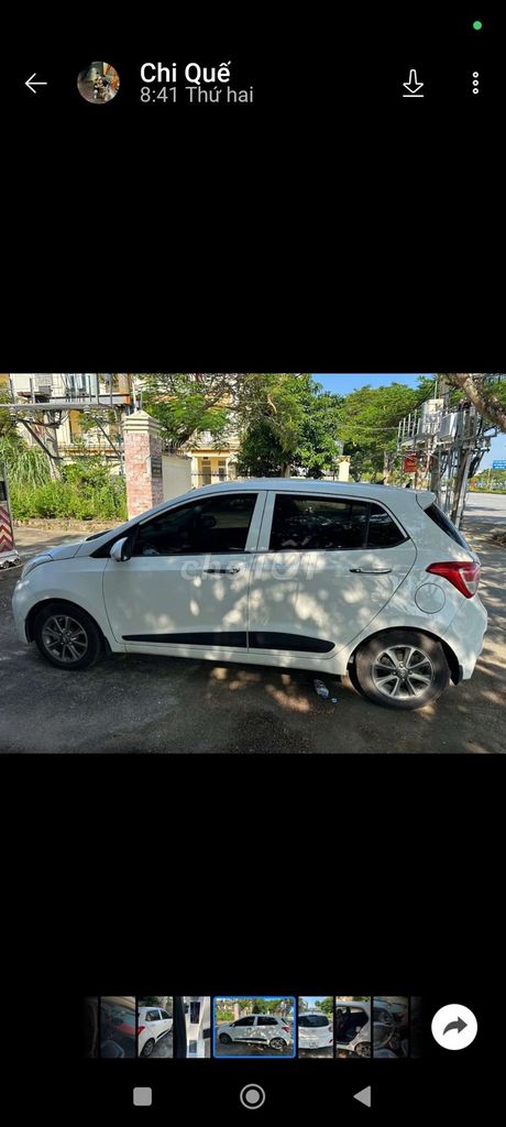 Hyundai Grand i10 хэтчбек белый 5 мест
