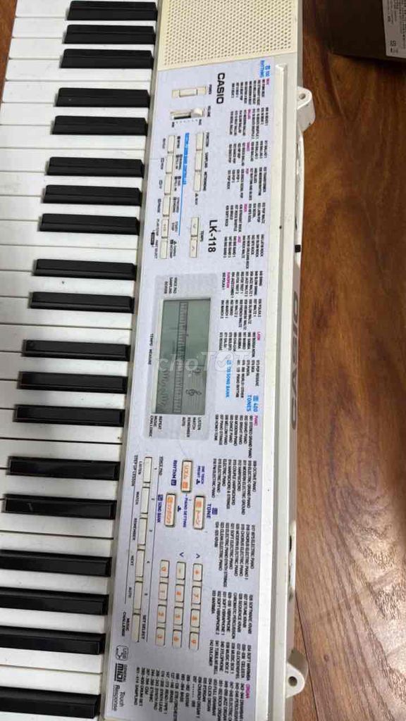 Đàn Organ Casio LK-118 Trắng kem. Mua bán Nhạc cụ tại Quận Hai Bà Trưng Hà Nội được đăng bởi Toan Nguyen hình 1