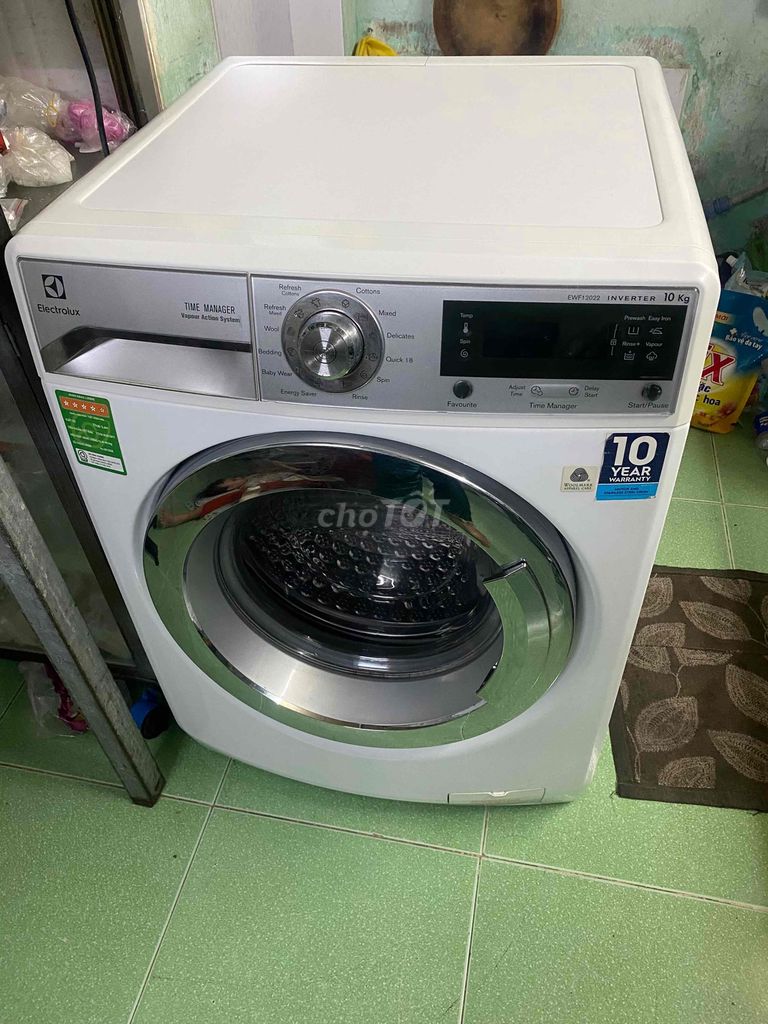 Máy giặt 10kg Electrolux mới 98%