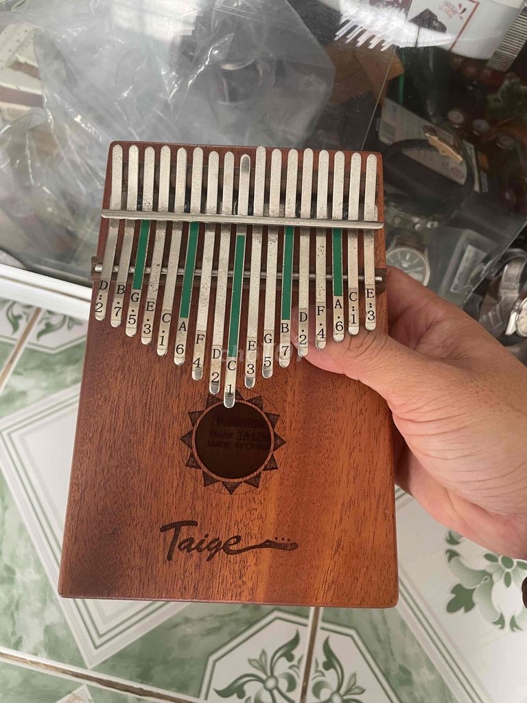 Đàn Kalimba Taige TA17 Gỗ Nâu Mới. Mua bán Nhạc cụ tại Thành phố Vũng Tàu Bà Rịa - Vũng Tàu được đăng bởi bixen hùng  hình 1