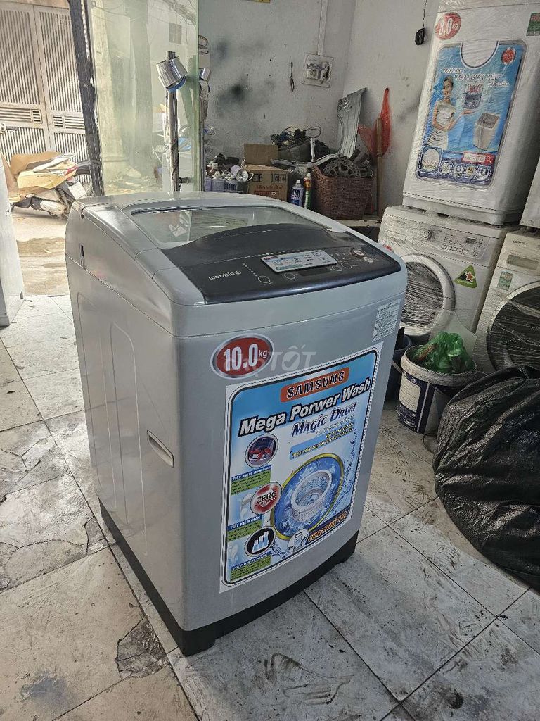 Máy giặt Samsung 10.0 kg Xám Đã qua sử dụng. Mua bán Máy giặt tại Quận Thanh Xuân Hà Nội được đăng bởi Máy Giặt Tủ Lạnh Hà Nội hình 1