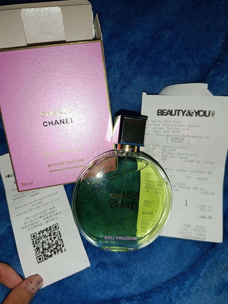 Nước hoa Chanel Chance Eau Fraiche 100ml Nữ. Mua bán Nước hoa tại Thành phố Thuận An Bình Dương được đăng bởi Trường Khang hình 1