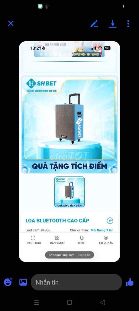 Loa Bluetooth Âm thanh sống động Hiện đại. Mua bán Tivi, Âm thanh tại Huyện Long Thành Đồng Nai được đăng bởi đăng hình 1