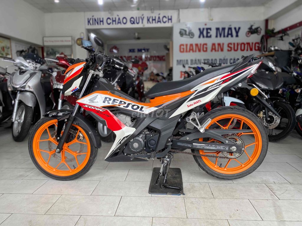 Honda Sonic 150 đk 2020 màu cam đen chính chủ. Mua bán Xe máy tại Quận 12 Tp Hồ Chí Minh được đăng bởi Xe Máy Hoàng Giang An Sương  hình 3