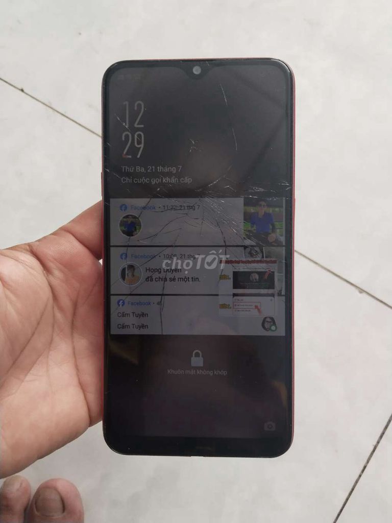 Oppo A5s Đỏ. Mua bán Điện thoại tại Huyện Bình Chánh Tp Hồ Chí Minh được đăng bởi hai phạm hình 1