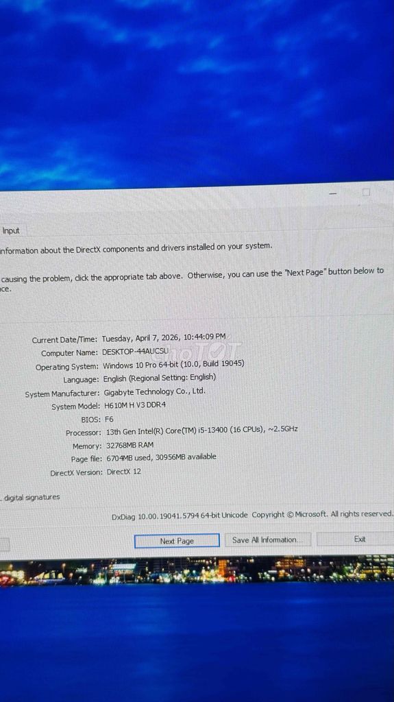 Máy tính để bàn i5-13400 32GB /rx 580 8g/ ssd 128g. Mua bán Máy tính để bàn tại Thành phố Buôn Ma Thuột Đắk Lắk được đăng bởi Minh hình 1