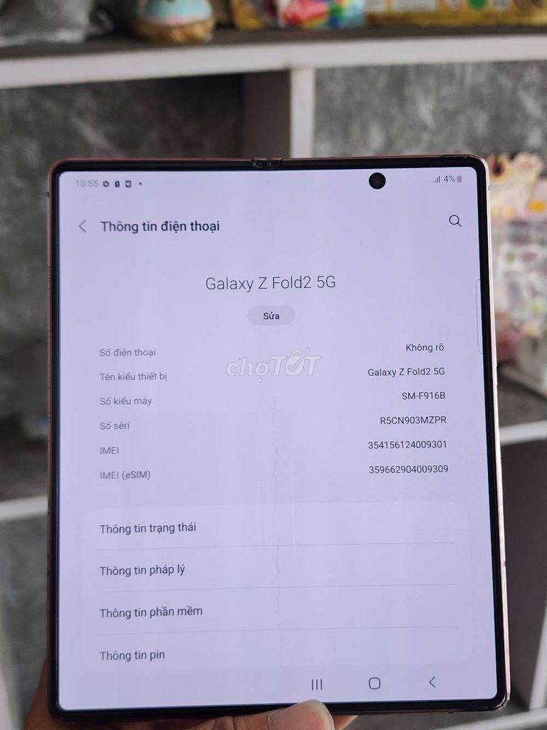 Samsung Galaxy Z Fold2 5G 256GB Đồng. Mua bán Điện thoại tại Quận 10 Tp Hồ Chí Minh được đăng bởi Jun hình 1