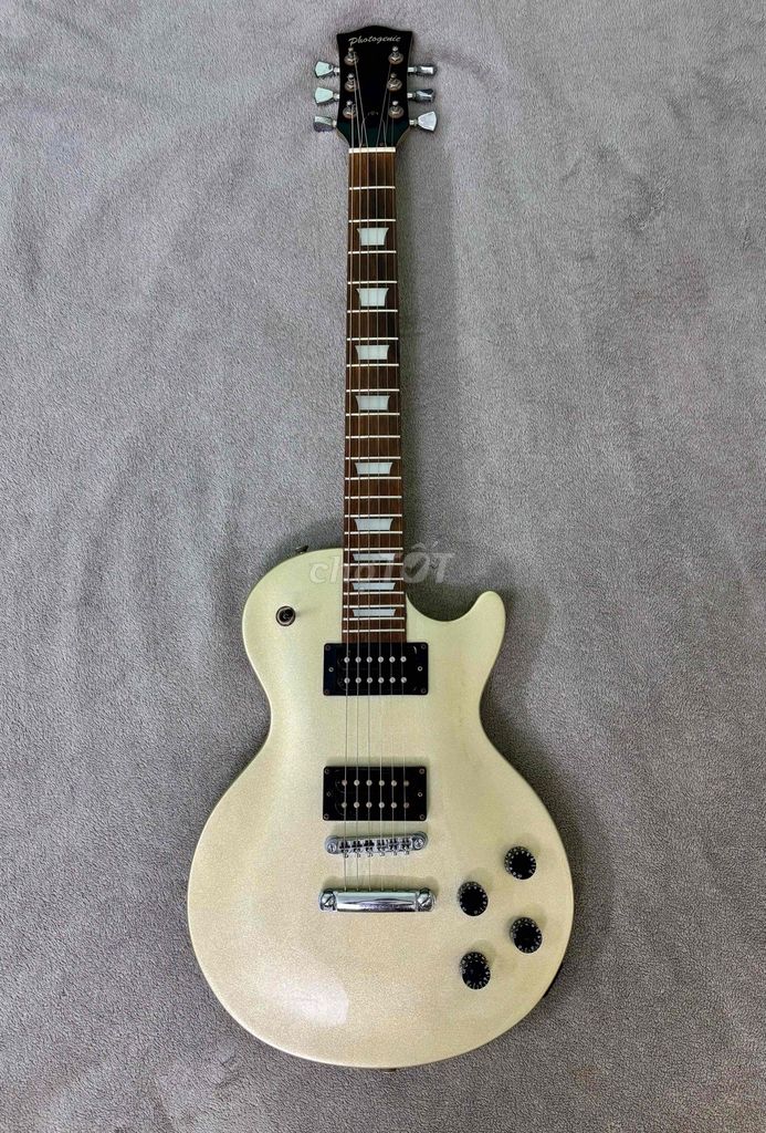 Đàn guitar điện Les Paul Photogenic Trắng. Mua bán Nhạc cụ tại Quận Nam Từ Liêm Hà Nội được đăng bởi Nam hình 1