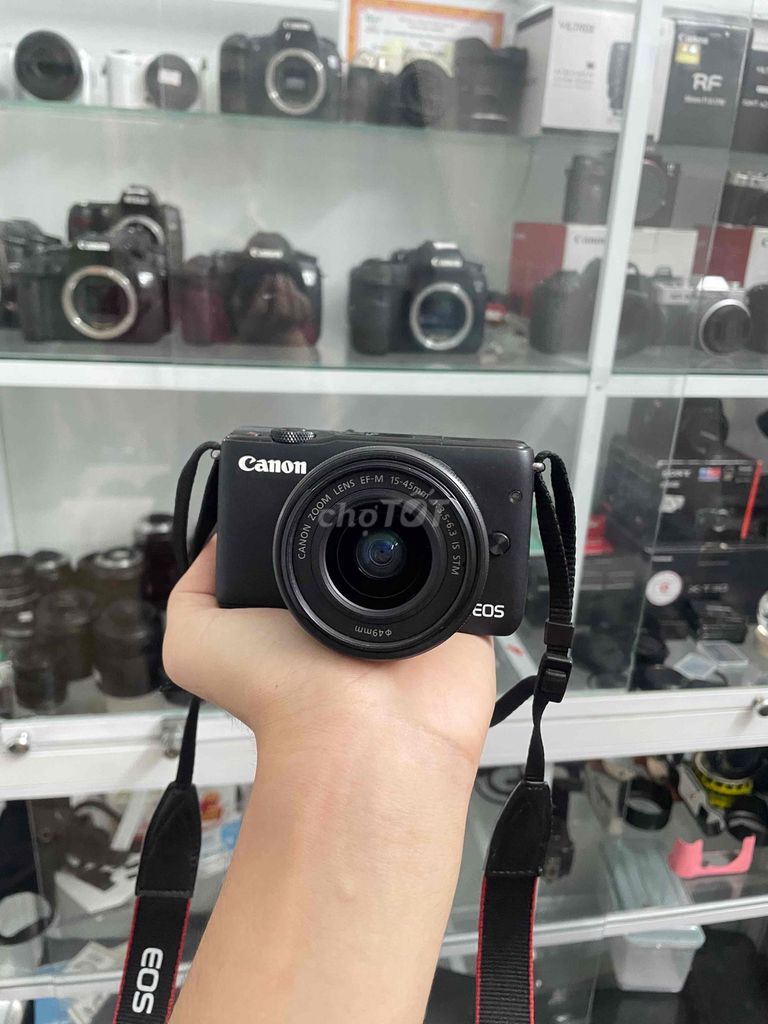 Máy ảnh Canon EOS M10 Mirrorless Đen 15-45mm. Mua bán Máy ảnh, Máy quay tại Quận 3 Tp Hồ Chí Minh được đăng bởi Nguyễn Quang Minh hình 1
