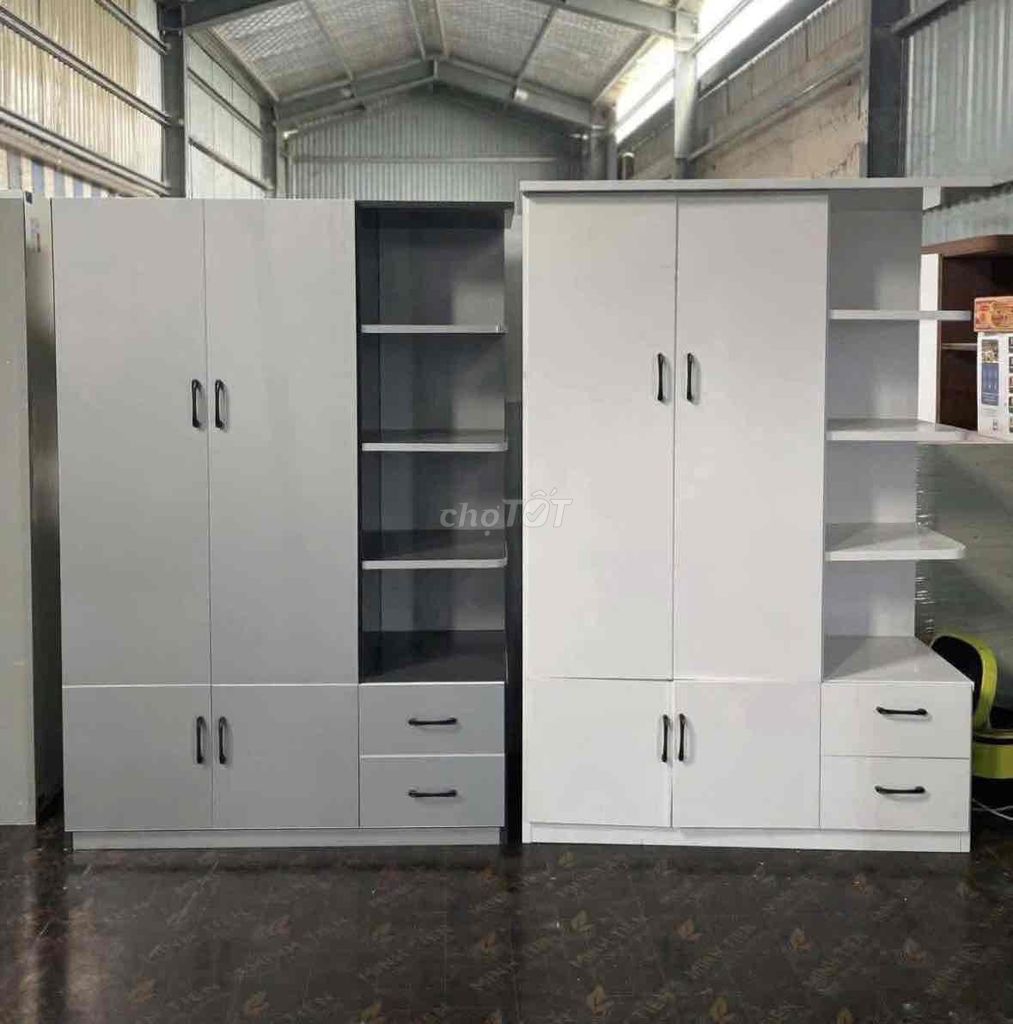 Tủ nhựa Đài Loan Xám Trắng 1m8x1m25x43cm. Mua bán Tủ, kệ gia đình tại Quận 12 Tp Hồ Chí Minh được đăng bởi Hong Le hình 1