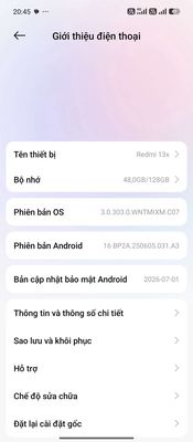 Xiaomi Redmi 13x 128GB Đen