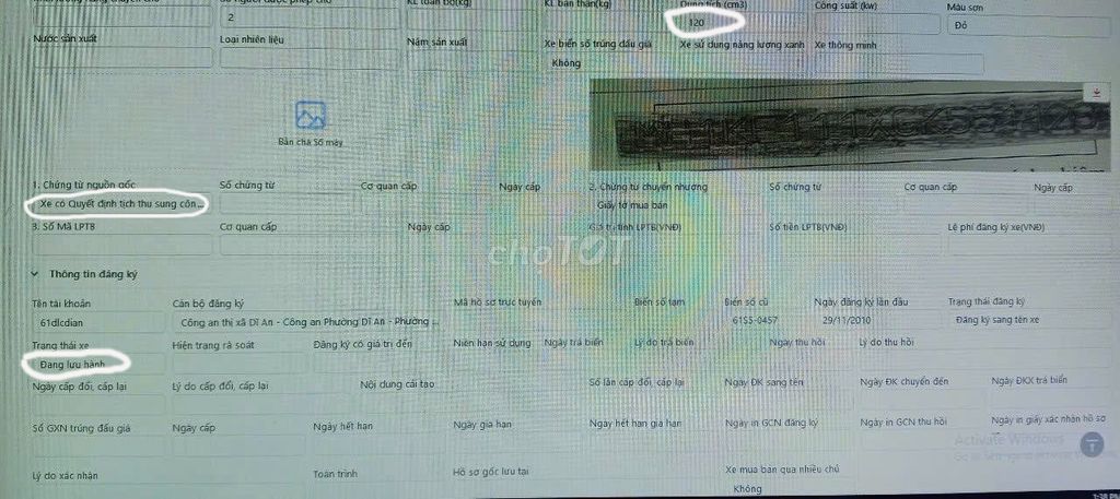 SPORT 120-THANH LÝ. Mua bán Xe máy tại Quận Ô Môn Cần Thơ được đăng bởi ky lan hình 7