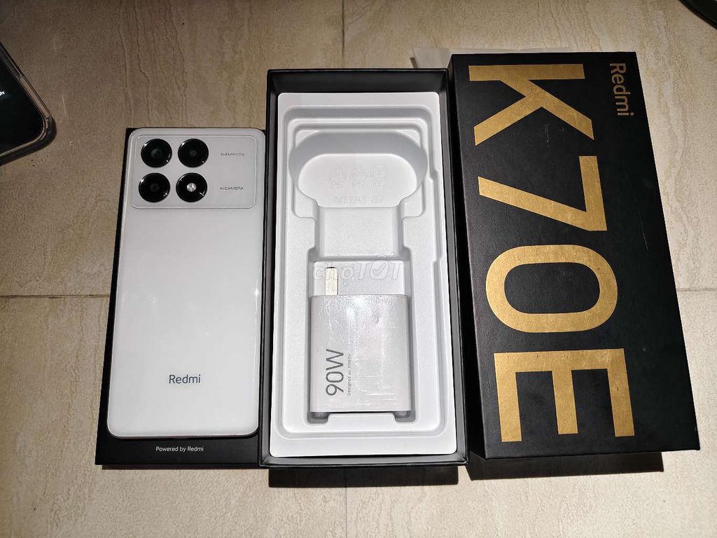 Xiaomi Redmi K70E Trắng 12/256 full box. Mua bán Điện thoại tại Quận Bình Thạnh Tp Hồ Chí Minh được đăng bởi DKSV hình 1