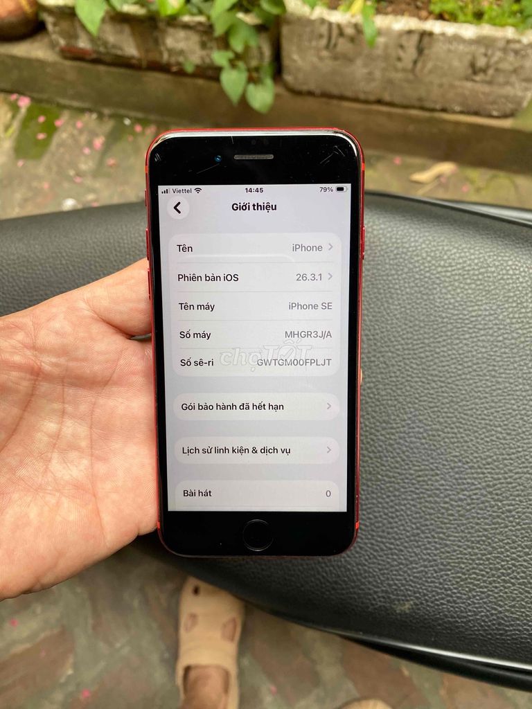 Apple iPhone SE 2020 64GB Đỏ. Mua bán Điện thoại tại Thành phố Việt Trì Phú Thọ được đăng bởi AnhAnh hình 1