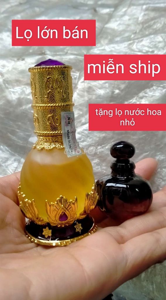 Nước Hoa Tinh dầu ấn Độ Lọ 18ml