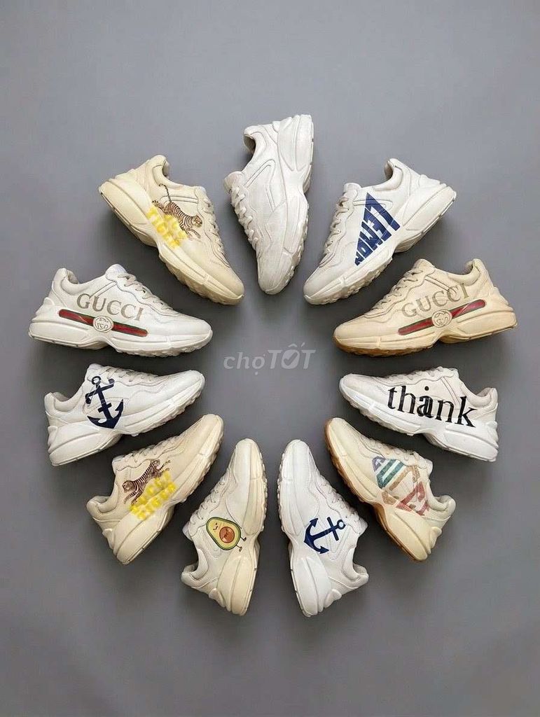 Giày sneaker Gucci Rhyton size nam nữ. Mua bán Giày dép tại Quận 12 Tp Hồ Chí Minh được đăng bởi Giay2hand87 hình 1