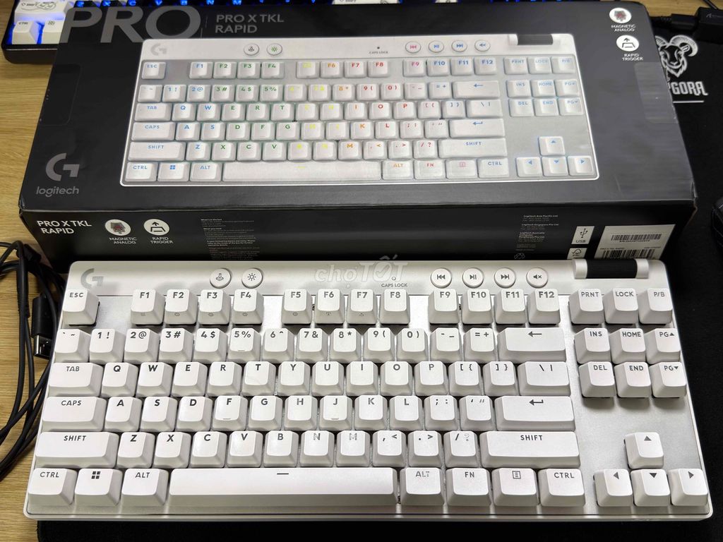 Bàn phím Logitech G Pro X Rapid TKL Trắng. Mua bán Phụ kiện (Màn hình, Chuột...) tại Quận Gò Vấp Tp Hồ Chí Minh được đăng bởi Trịnh Anh Kiện KGG Shop hình 1