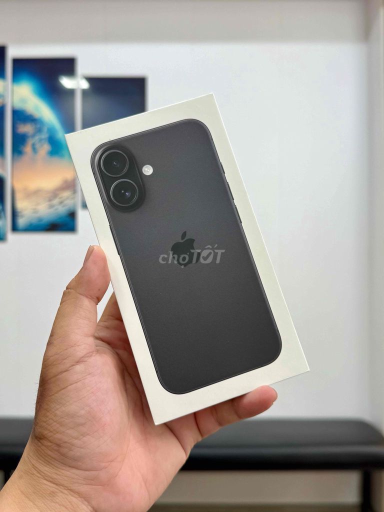 Apple iPhone 16 128GB Đen Mới. Mua bán Điện thoại tại Thành phố Biên Hòa Đồng Nai được đăng bởi KIM MOBILE BIÊN HÒA hình 1