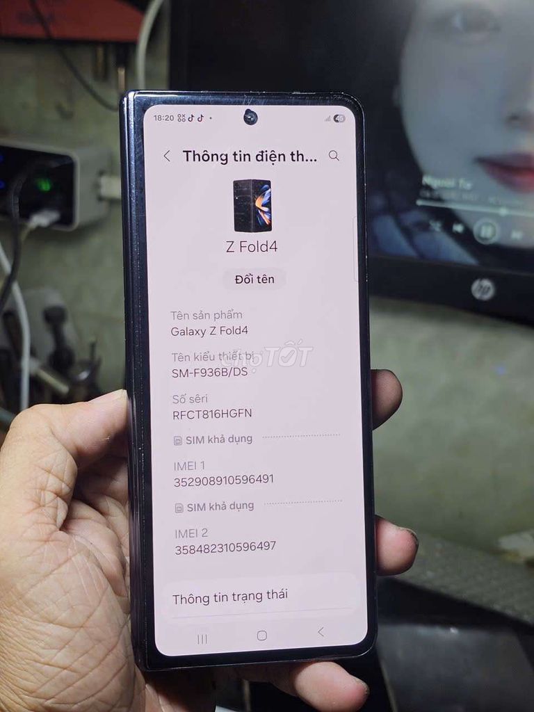  Galaxy Z Fold4 512GB Đen 12GB VN giá rẻ . Mua bán Điện thoại tại Quận 8 Tp Hồ Chí Minh được đăng bởi Thiên Hòa mobile  hình 1