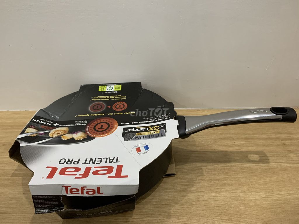 Chảo chống dính Tefal Talent Pro 24cm Đen. Mua bán Dụng cụ nhà bếp tại Quận Hải An Hải Phòng được đăng bởi Nhật Japan  hình 1
