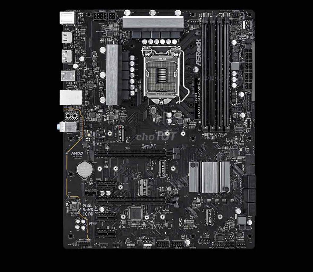 Bo mạch chủ ASRock H570 Phantom Gaming 4 Đen. Mua bán Linh kiện (RAM, Card...) tại Quận Ngũ Hành Sơn Đà Nẵng được đăng bởi Nzxt Man hình 1