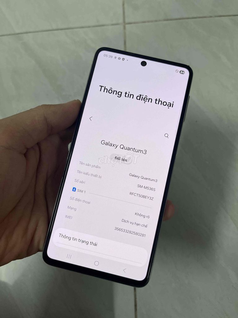Samsung Quantum 3 5G ( M53 ) 8/128gb zin đẹp. Mua bán Điện thoại tại Quận 8 Tp Hồ Chí Minh được đăng bởi Thanh Tâm Mobile hình 1