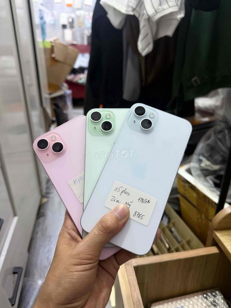 Apple iPhone 15 Plus 128GB Nhiều màu 99,999%. Mua bán Điện thoại tại Quận Hải Châu Đà Nẵng được đăng bởi Hoàng Táo 273 Nguyễn Hoàng hình 1