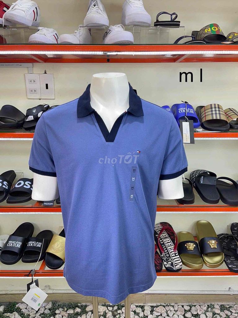 Áo polo Tommy Hilfiger nam Cotton xanh đen M L. Mua bán Quần áo tại Thị xã Từ Sơn Bắc Ninh được đăng bởi Lâm thiên đường hàng hiệu hình 1