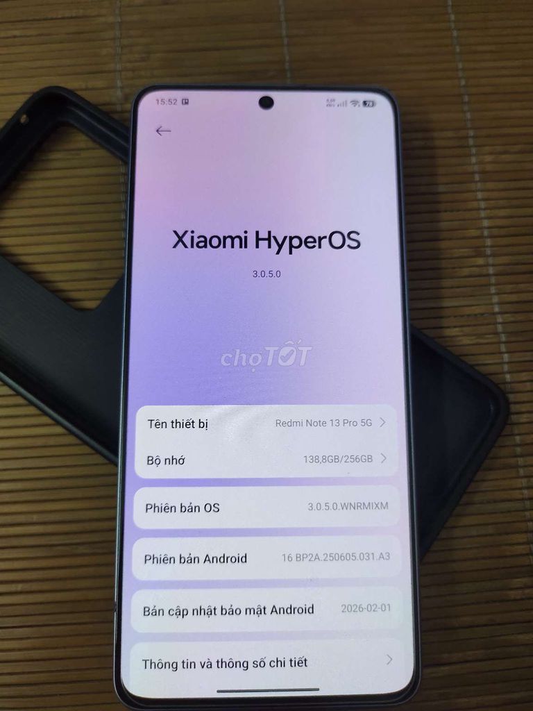 Xiaomi Redmi Note 13 Pro 5G 256GB Tím. Mua bán Điện thoại tại Quận Nam Từ Liêm Hà Nội được đăng bởi hoàng vinh hình 1