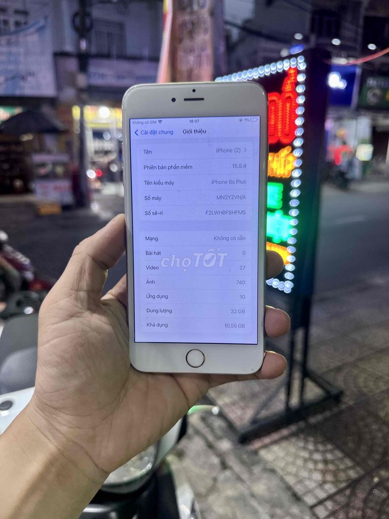 Apple iPhone 6s Plus 32GB Vàng hồng. Mua bán Điện thoại tại Quận Gò Vấp Tp Hồ Chí Minh được đăng bởi HQ86 Thanh Lý Cầm đồ hình 1