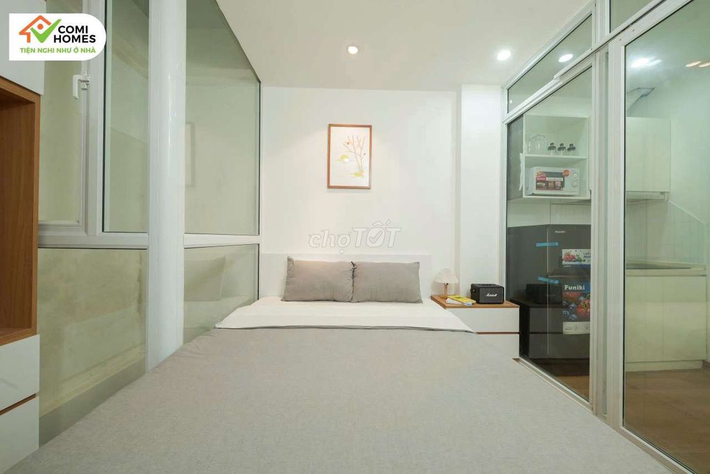 CCMN 5 sao 1N1K Ủy ban Quận Đống Đa - Hồ Hoàng Cầu 5.4tr, thang máy