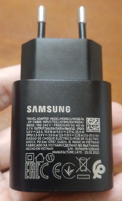 Cóc Sạc Nhanh 25W Samsung; Cổng Type C; EP-TA800NB