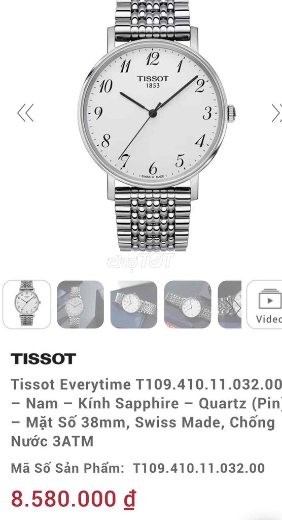 Đồng Hồ Tissot 1853, Bảo Hành Trọn Đời HẢI TRIỀU