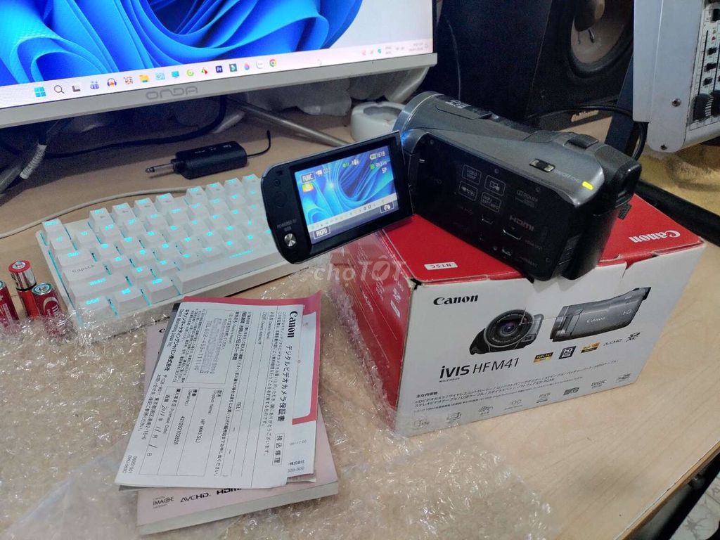 Máy quay phim (Canon iVIS HF M41 Full HD). Mua bán Máy ảnh, Máy quay tại Thành phố Thủ Đức Tp Hồ Chí Minh được đăng bởi Âm Thanh Điện Tử hình 1