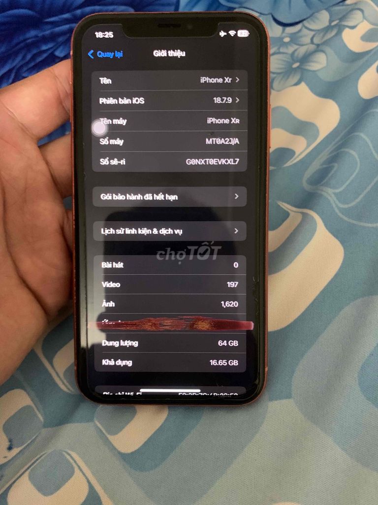 Apple iPhone Xr 64GB Cam Màn hình sọc. Mua bán Điện thoại tại Quận Tân Bình Tp Hồ Chí Minh được đăng bởi Phong hình 1