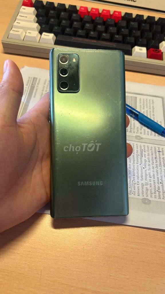Samsung Note 20 8/256 xanh xấu. Mua bán Điện thoại tại Quận 12 Tp Hồ Chí Minh được đăng bởi Thiên Phong hình 1