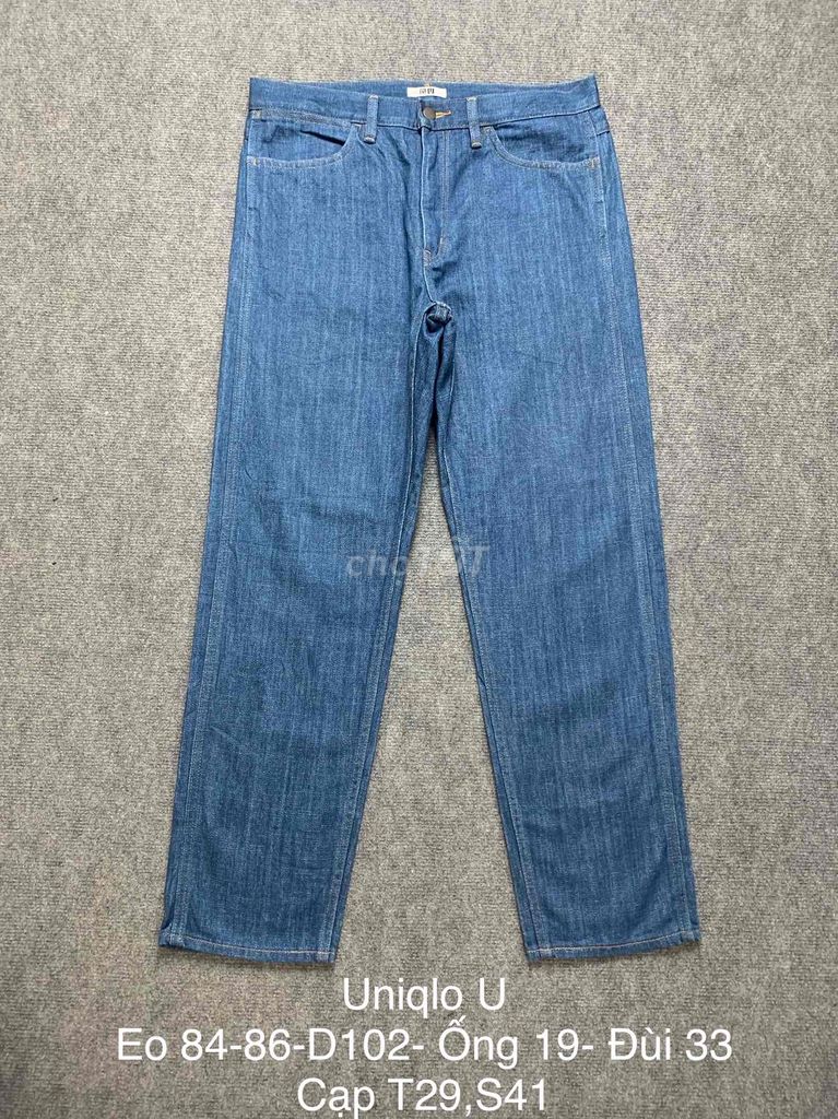 Quần jean nam Uniqlo U Denim. Mua bán Quần áo tại Thành phố Biên Hòa Đồng Nai được đăng bởi Bắc Bơ Đồ Si  hình 1