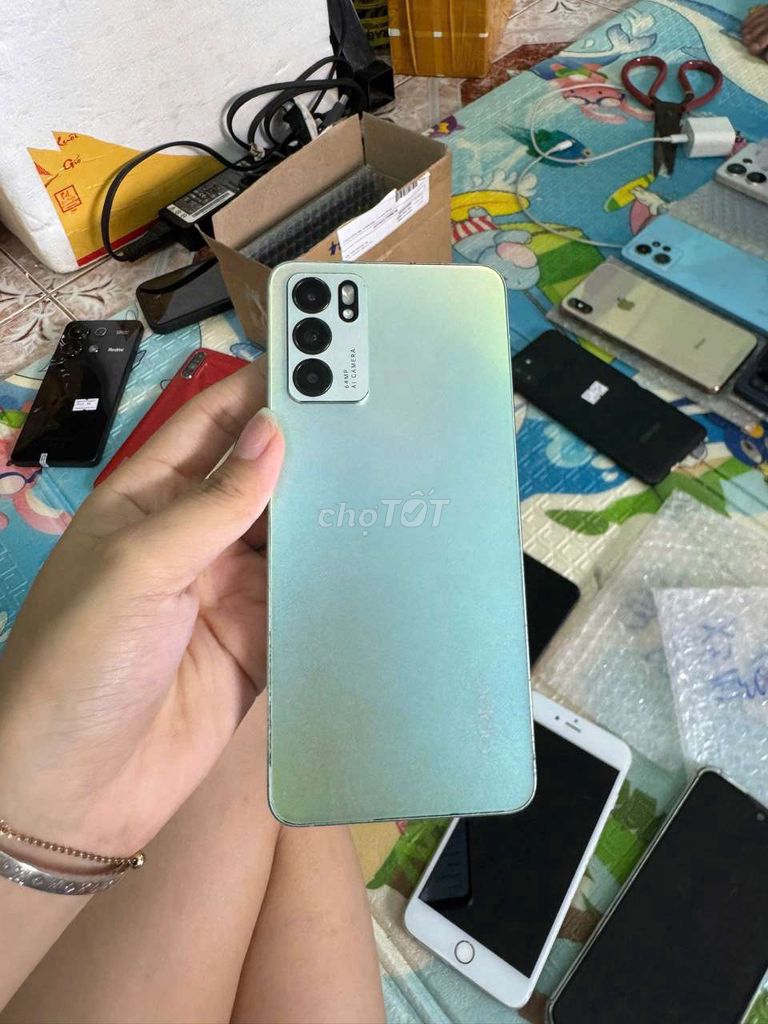 Oppo Reno 6 5G, r8 128GB, đẹp, mvt. Mua bán Điện thoại tại Thành phố Thủ Dầu Một Bình Dương được đăng bởi Phước Mobile hình 1