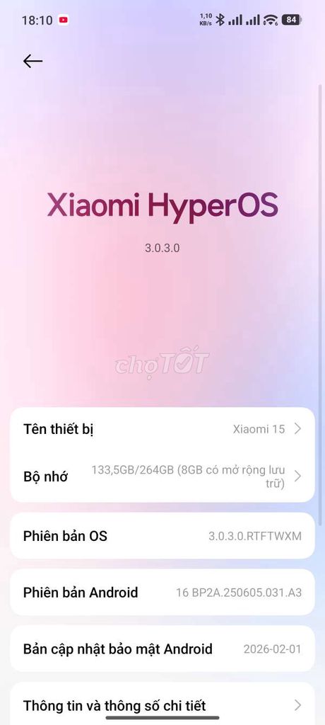 Xiaomi 15. Mua bán Điện thoại tại Thành phố Long Xuyên An Giang được đăng bởi di khanh hình 1