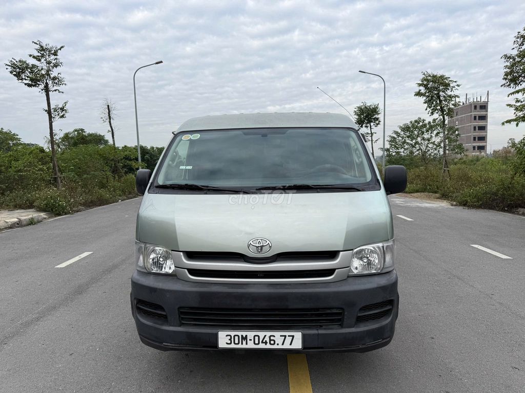 Toyota Hiace van 6 chỗ 2008  - 12000 km. Mua bán Ô tô tại Huyện Đông Anh Hà Nội được đăng bởi siêu thị ô tô Nhật Bắc hình 1