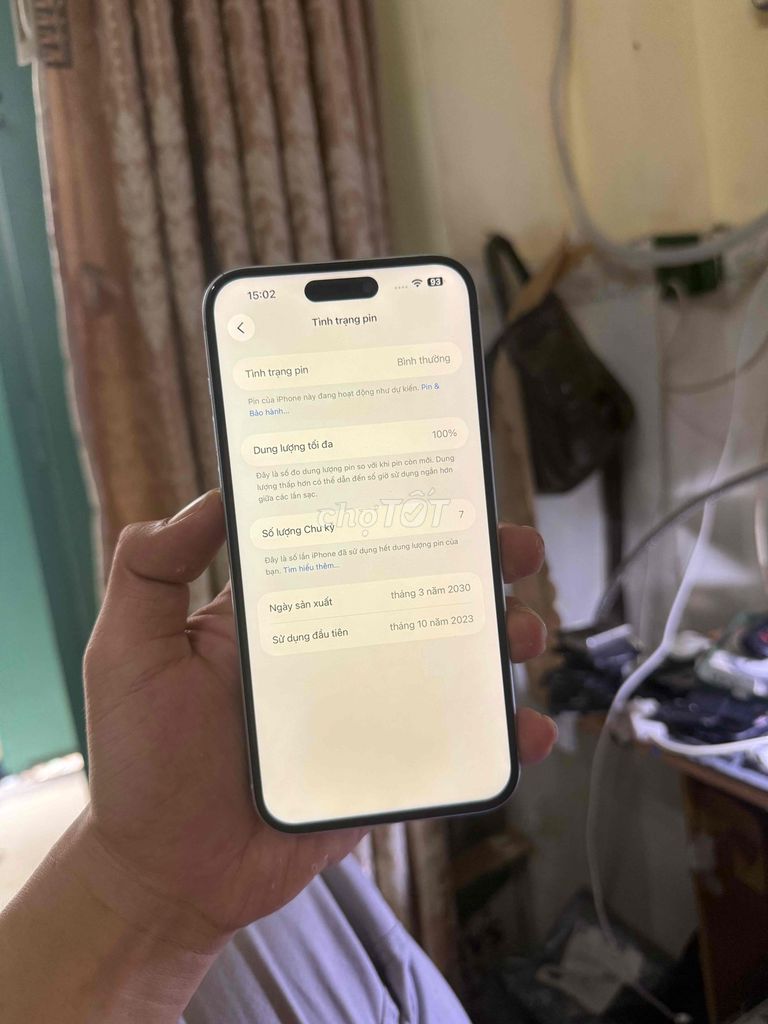 iPhone 15 Plus 128GB Trắng. Mua bán Điện thoại tại Quận Gò Vấp Tp Hồ Chí Minh được đăng bởi phước  hình 1
