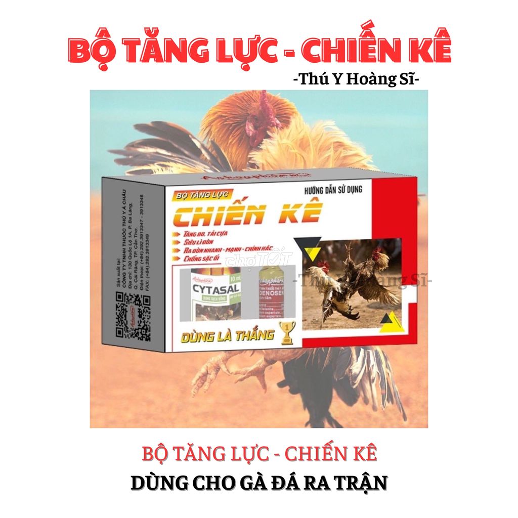 Bộ tăng lực - chiến kê dùng trước khi ra trận