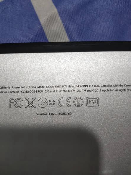 Apple Macbook Air 2011 Hỏng. Mua bán Laptop tại Quận 1 Tp Hồ Chí Minh được đăng bởi Hội Đồ Điện Tử hình 1