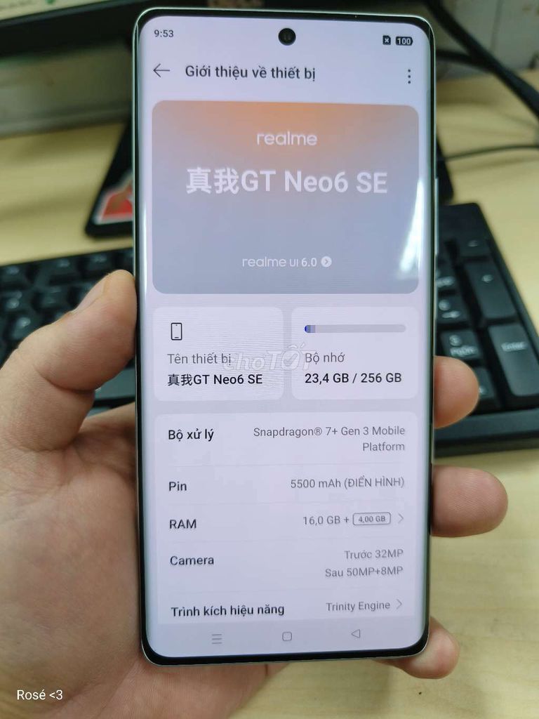 Realme GT neo 6 se