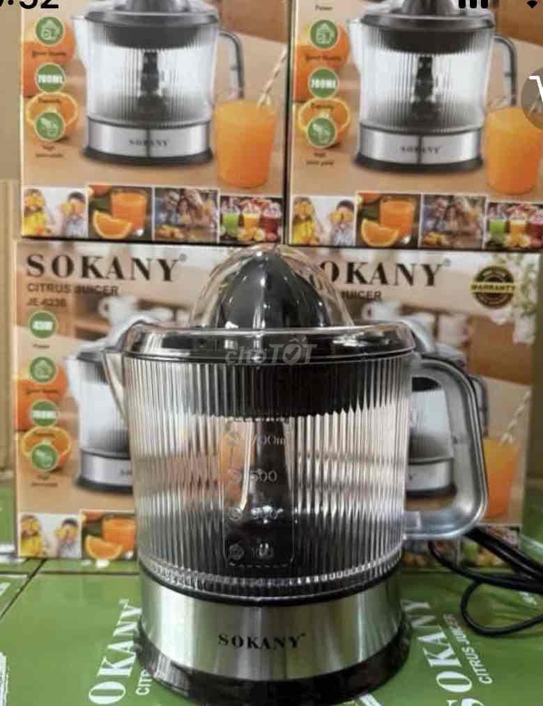 Máy vắt cam Sokany JE-622B Nhựa, Kim loại. Mua bán Bếp, lò, đồ điện nhà bếp tại Huyện Chư Sê Gia Lai được đăng bởi Lương Thu Thảo hình 1