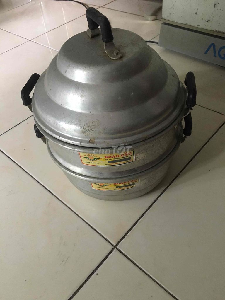 Xửng hấp nhôm Hoàn Cầu màu Bạc. Mua bán Dụng cụ nhà bếp tại Quận Bình Thuỷ Cần Thơ được đăng bởi Pham Trong hình 1