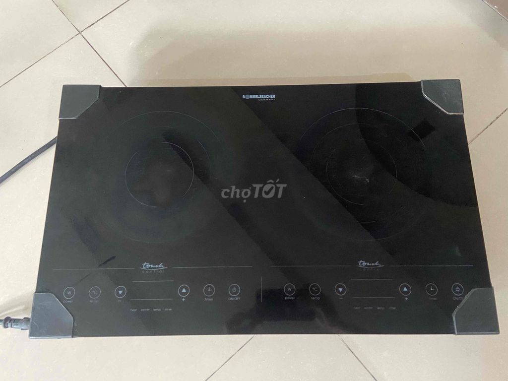 Bếp từ đôi Rommelsbacher CT 3410/IN Đen. Mua bán Bếp, lò, đồ điện nhà bếp tại Quận Long Biên Hà Nội được đăng bởi Diệu Anh Nguyễn hình 1