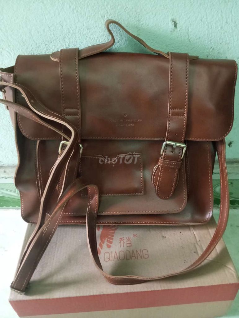 Bán cái cặp đeo chéo da mộc thật nguyên tấm mới. Mua bán Túi xách tại Quận Hải An Hải Phòng được đăng bởi hai phong hình 1