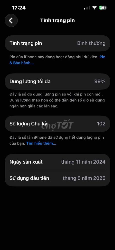 Apple iPhone 16e 128GB Việt Nam Đã sử dụng. Mua bán Điện thoại tại Quận Bắc Từ Liêm Hà Nội được đăng bởi buburi hình 1